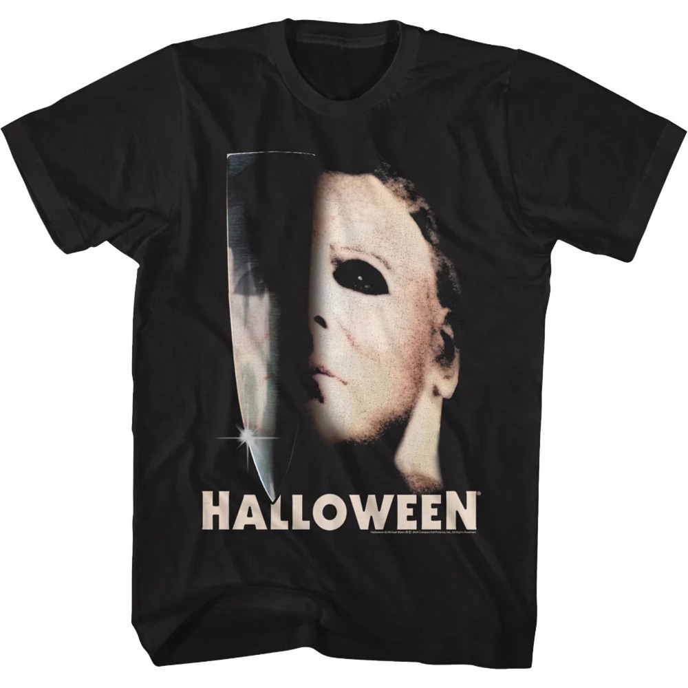 Michael Myers Knife Mask Halloween Tshirt